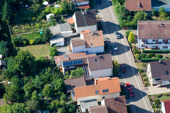 Waldstr à Kandel dans le département Rhénanie-Palatinat, Allemagne d'en haut