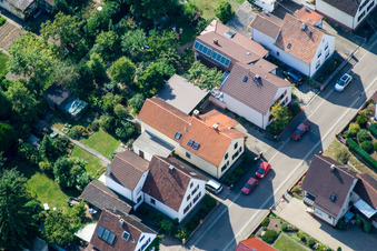 Waldstr à Kandel dans le département Rhénanie-Palatinat, Allemagne vue d'en haut