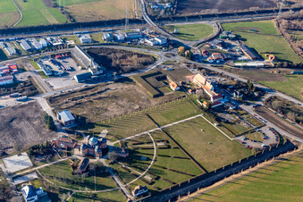 Photographie aérienne de Ermitage à Waghäusel dans le département Bade-Wurtemberg, Allemagne