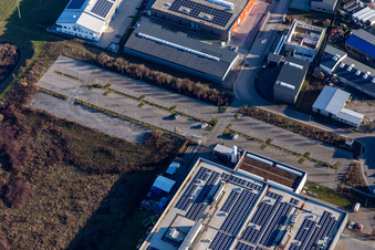 Image drone de Zone industrielle Nord à Rülzheim dans le département Rhénanie-Palatinat, Allemagne