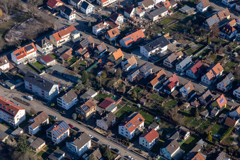 Photographie aérienne de Kandel dans le département Rhénanie-Palatinat, Allemagne