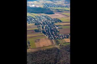 Photographie aérienne de Quartier Hayna in Herxheim bei Landau dans le département Rhénanie-Palatinat, Allemagne