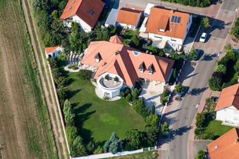 Vue aérienne de Bague Poméranie à Offenbach an der Queich dans le département Rhénanie-Palatinat, Allemagne