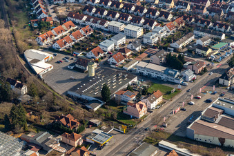 Ancien site Promarkt Am Rabensteinerweg à Speyer dans le département Rhénanie-Palatinat, Allemagne depuis l'avion