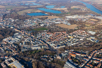 Photographie aérienne de Nord à Speyer dans le département Rhénanie-Palatinat, Allemagne