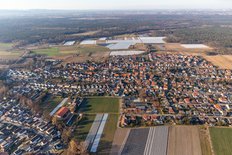 Hanhofen dans le département Rhénanie-Palatinat, Allemagne d'en haut
