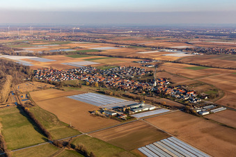 Photographie aérienne de Freisbach dans le département Rhénanie-Palatinat, Allemagne
