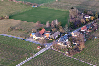 Vue aérienne de Et hôtel de campagne à Windhof à Schweighofen dans le département Rhénanie-Palatinat, Allemagne