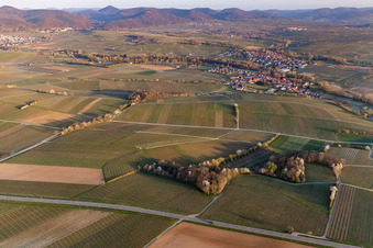 Quartier Klingen in Heuchelheim-Klingen dans le département Rhénanie-Palatinat, Allemagne vue du ciel