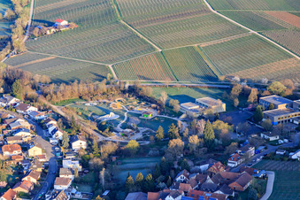 Vue aérienne de Installation Alla Hopp à Ilbesheim bei Landau dans le département Rhénanie-Palatinat, Allemagne