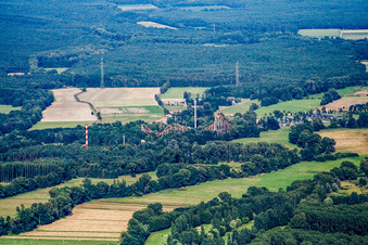 Vue aérienne de Parc de vacances du sud-ouest à Haßloch dans le département Rhénanie-Palatinat, Allemagne