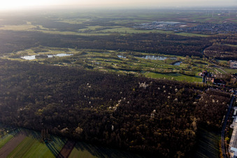 Terrain de golf Landgut Dreihof - GOLF Absolu à le quartier Dreihof in Essingen dans le département Rhénanie-Palatinat, Allemagne vue d'en haut
