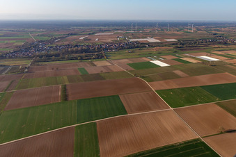 Winden dans le département Rhénanie-Palatinat, Allemagne hors des airs
