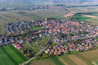 Quartier Mörzheim in Landau in der Pfalz dans le département Rhénanie-Palatinat, Allemagne vu d'un drone