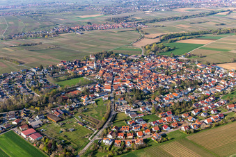 Vue aérienne de Quartier Mörzheim in Landau in der Pfalz dans le département Rhénanie-Palatinat, Allemagne