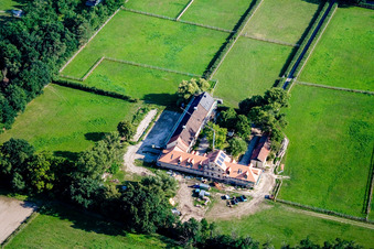 Vue aérienne de Équipe de course à Haßloch dans le département Rhénanie-Palatinat, Allemagne