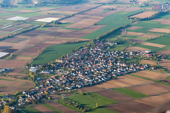 Vue aérienne de Quartier Schuttern in Friesenheim dans le département Bade-Wurtemberg, Allemagne