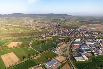 Eichstetten am Kaiserstuhl dans le département Bade-Wurtemberg, Allemagne d'en haut