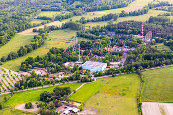 Vue oblique de Parc de vacances à Haßloch dans le département Rhénanie-Palatinat, Allemagne