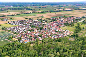 Freisbach dans le département Rhénanie-Palatinat, Allemagne d'en haut