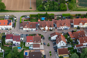Vue aérienne de À la briqueterie à Weingarten dans le département Rhénanie-Palatinat, Allemagne
