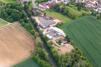 Vue aérienne de Wolfgang Brechtel à Rohrbach dans le département Rhénanie-Palatinat, Allemagne