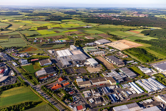 Gochsheim dans le département Bavière, Allemagne hors des airs