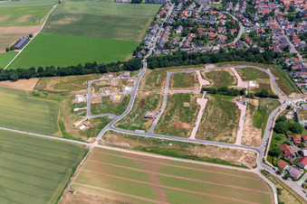 Zone de développement K2 à Kandel dans le département Rhénanie-Palatinat, Allemagne vue d'en haut