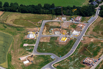 Zone de développement K2 à Kandel dans le département Rhénanie-Palatinat, Allemagne depuis l'avion