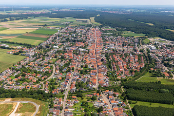 Image drone de Kandel dans le département Rhénanie-Palatinat, Allemagne