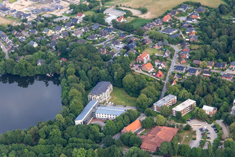 Vue aérienne de Parkresidenz Glücksburg GmbH, Rudehalle à le quartier Ulstrupfeld in Glücksburg dans le département Schleswig-Holstein, Allemagne