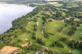 Vue aérienne de Förde Golf Club eV Glücksburg à le quartier Bockholm in Glücksburg dans le département Schleswig-Holstein, Allemagne