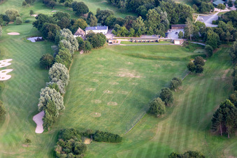 Photographie aérienne de Förde Golf Club eV Glücksburg à le quartier Bockholm in Glücksburg dans le département Schleswig-Holstein, Allemagne