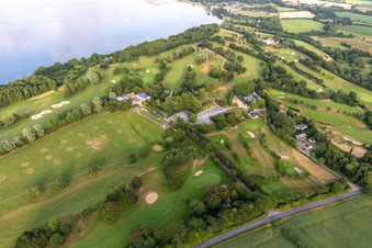 Vue d'oiseau de Förde Golf Club eV Glücksburg à le quartier Bockholm in Glücksburg dans le département Schleswig-Holstein, Allemagne