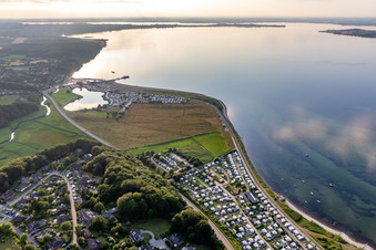 Photographie aérienne de Camping « Fördeblick » Westerholz eV à Westerholz dans le département Schleswig-Holstein, Allemagne