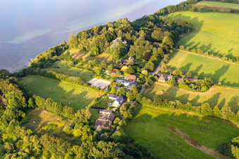 Vue aérienne de Redel Heinz-Robert à Westerholz dans le département Schleswig-Holstein, Allemagne
