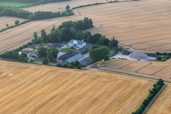 Vue aérienne de Centre de recyclage Philipsthal GmbH à le quartier Roikier in Steinbergkirche dans le département Schleswig-Holstein, Allemagne