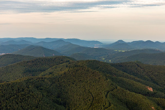 Vue oblique de Oberschlettenbach dans le département Rhénanie-Palatinat, Allemagne
