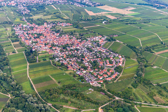 Quartier Arzheim in Landau in der Pfalz dans le département Rhénanie-Palatinat, Allemagne vue d'en haut