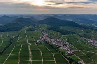 Photographie aérienne de Ranschbach dans le département Rhénanie-Palatinat, Allemagne