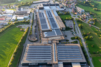 Photographie aérienne de ARBURG GmbH + Co KG. Aberle Plastics Processing GmbH à Loßburg dans le département Bade-Wurtemberg, Allemagne