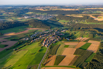 Vue aérienne de Quartier Lombach in Loßburg dans le département Bade-Wurtemberg, Allemagne