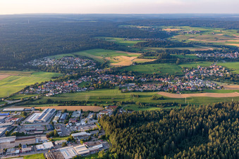 Vue aérienne de Quartier Wittlensweiler in Freudenstadt dans le département Bade-Wurtemberg, Allemagne