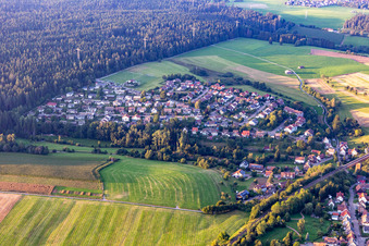 Vue aérienne de Quartier Wittlensweiler in Freudenstadt dans le département Bade-Wurtemberg, Allemagne