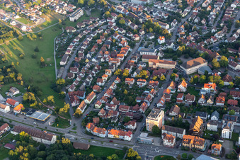 Vue aérienne de Freudenstadt dans le département Bade-Wurtemberg, Allemagne