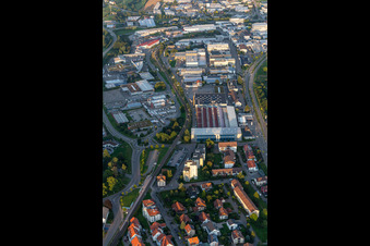 Vue oblique de Zone industrielle Robert-Bürkle-Straße à Freudenstadt dans le département Bade-Wurtemberg, Allemagne