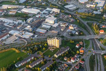 Freudenstadt dans le département Bade-Wurtemberg, Allemagne hors des airs