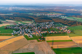 Vue aérienne de Quartier Marschalkenzimmern in Dornhan dans le département Bade-Wurtemberg, Allemagne