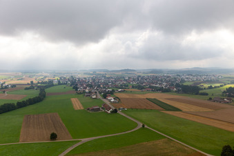 Vue aérienne de Quartier Seedorf in Dunningen dans le département Bade-Wurtemberg, Allemagne