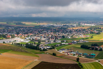 Vue aérienne de Dunningen dans le département Bade-Wurtemberg, Allemagne